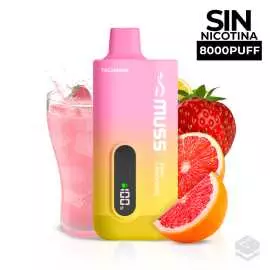 VAPER DESECHABLE MUSS TECH 8000 PINK LEMONADE 0MG 15ML