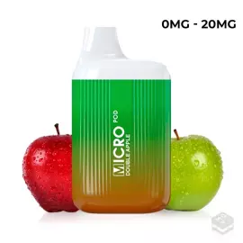 DISPOSABLE POD DOUBLE APPLE MICRO POD 2ML