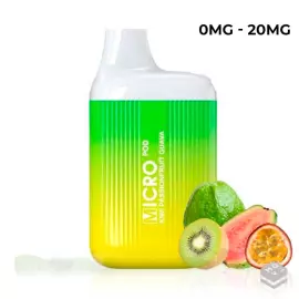 DISPOSABLE POD KIWI PASSIONFRUIT GUAVA MICRO POD 2ML