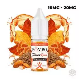 TABACO RUBIO ALMENDRADO PLATINUM TOBACCOS BOMBO 10ML NICOTINE SALTS