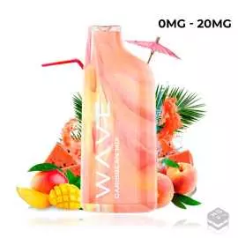 DISPOSABLE POD BUD VAPE WAVE 800 CARIBBEAN MIX 2ML