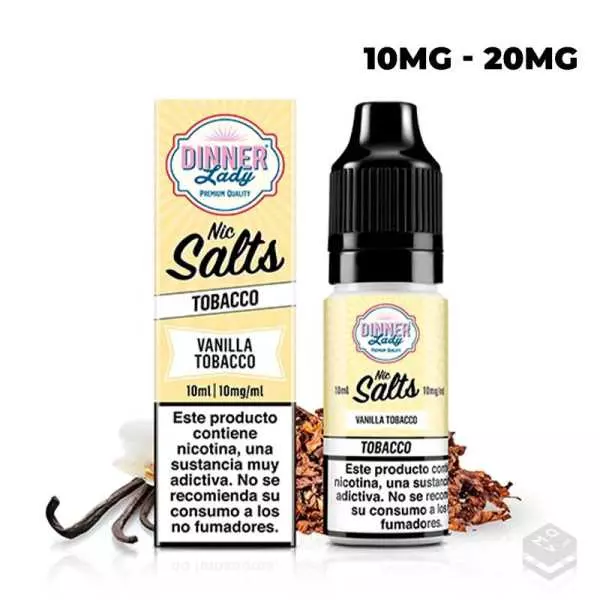 SALES DE NICOTINA VANILLA TOBACCO DINNER LADY 10ML