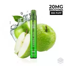 VAPER DESECHABLE AROMA KING COSMIC MAX GREEN APPLE 20MG 2ML