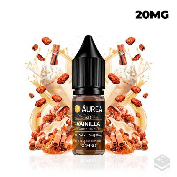 NICOTINE SALTS Nº13 VAINILLA GARRAPIÑADA AUREA 10ML