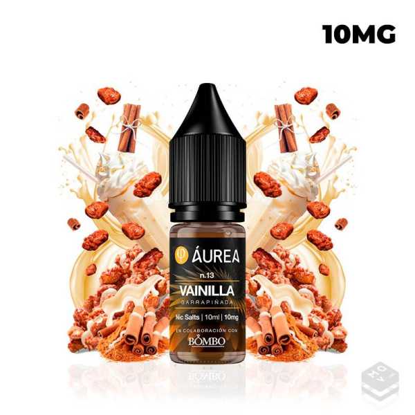 NICOTINE SALTS Nº13 VAINILLA GARRAPIÑADA AUREA 10ML