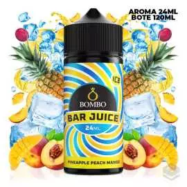 FLAVOUR PINEAPPLE PEACH MANGO ICE BAR JUICE BY BOMBO 24ML LONGFILL