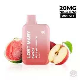 DISPOSABLE VAPE LOST MARY BM600S APPLE WATERMELON 20MG 2ML