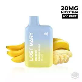 DISPOSABLE VAPE LOST MARY BM600S BANANA BREAK 20MG 2ML