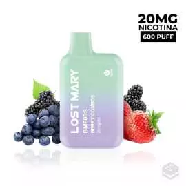 DISPOSABLE VAPE LOST MARY BM600S BERRY COMBOS 20MG 2ML