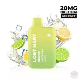 DISPOSABLE VAPE LOST MARY BM600S LEMON LIME 20MG 2ML