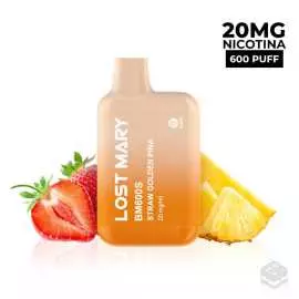 DISPOSABLE VAPE LOST MARY BM600S STRAW GOLDEN PIÑA 20MG 2ML