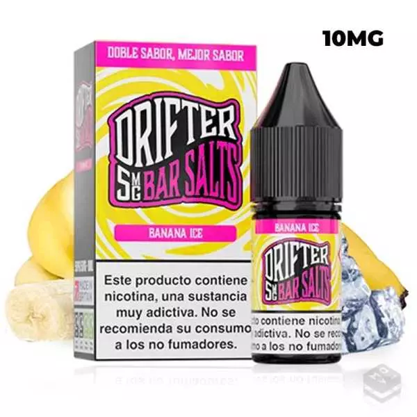 DRIFTER BAR SALTS BANANA ICE JUICE SAUZ 10ML
