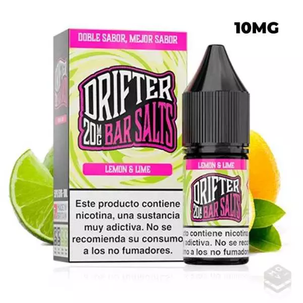 DRIFTER BAR SALTS LEMON LIME JUICE SAUZ 10ML