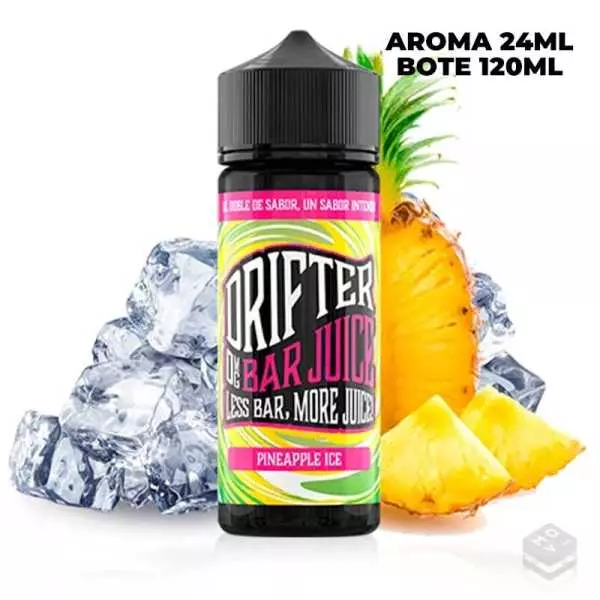 AROMA DRIFTER BAR PINEAPPLE ICE JUICE SAUZ 24ML LONGFILL