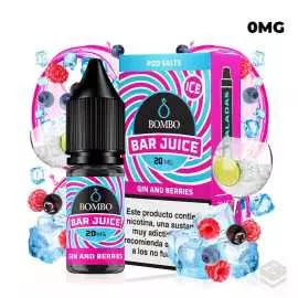 SALES DE NICOTINA GIN & BERRIES ICE BAR JUICE BY BOMBO 10ML