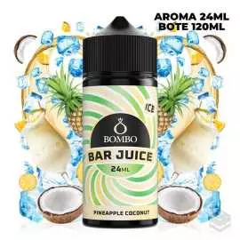AROMA PINEAPPLE COCONUT ICE BAR JUICE BY BOMBO 24ML LONGFILL