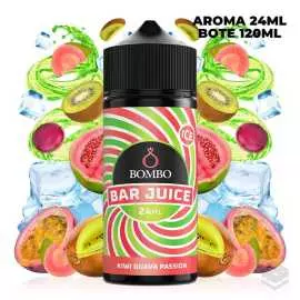 AROMA KIWI GUAVA PASSION ICE BAR JUICE BY BOMBO 24ML LONGFILL