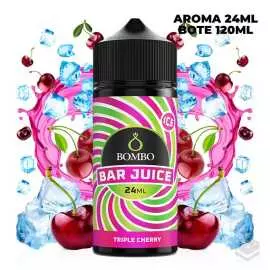 AROMA TRIPLE CHERRY ICE BAR JUICE BY BOMBO 24ML LONGFILL