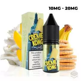 SALES DE NICOTINA BANANA CREME KONG SALTS 10ML