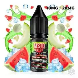 SALES DE NICOTINA MELON WATERMELON ICE MSTQ JUICE OVERLOAD 10ML
