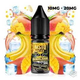 SALES DE NICOTINA BANANA MANGO ICE MSTQ JUICE OVERLOAD 10ML