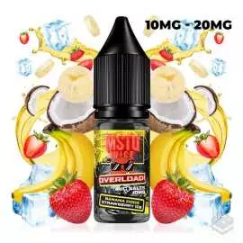 SALES DE NICOTINA BANANA COCO STRAWBERRY ICE MSTQ JUICE OVERLOAD 10ML