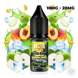 SALES DE NICOTINA APPLE PEACH ICE MSTQ JUICE OVERLOAD 10ML