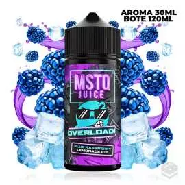 AROMA BLUE RASPBERRY LEMONADE ICE MSTQ JUICE OVERLOAD 30ML LONGFILL
