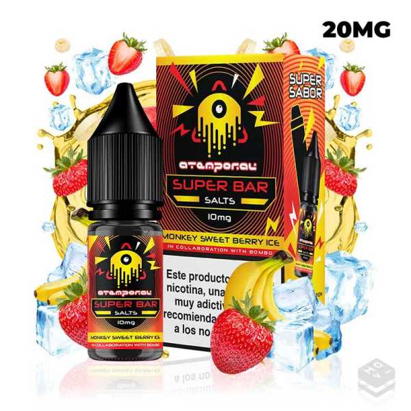 Sales de Nicotina Monkey Sweet Berry Ice de Atemporal Super Bar