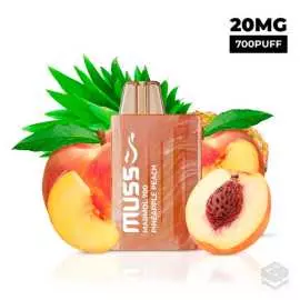VAPER DESECHABLE MUSS MARMOL 700 PINEAPPLE PEACH 20MG 2ML