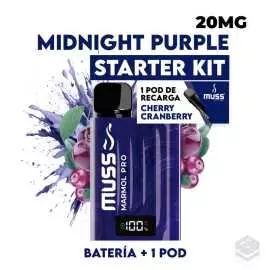 DISPOSABLE POD MUSS MARMOL PRO CHERRY CRANBERRY 2ML