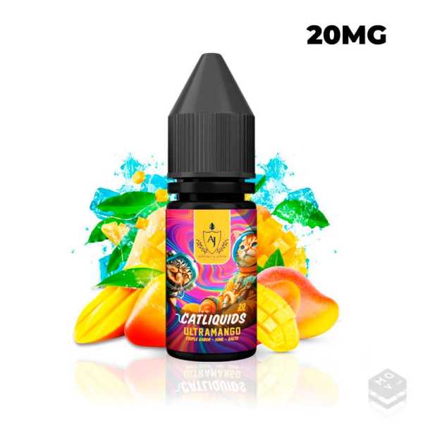 CATLIQUIDS ULTRAMANGO ASPANO & JOHN SALT 10ML NICOTINE SALTS VAPE