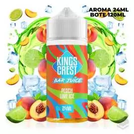 FLAVOUR PEACH LIME ICE BAR JUICE KINGS CREST 24ML (LONGFILL)