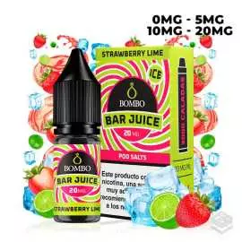 STRAWBERRY LIME ICE BAR JUICE BY BOMBO 10ML NICOTINE SALTS