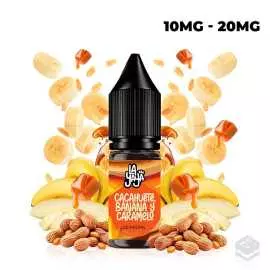 SALES DE NICOTINA CACAHUETE BANANA CARAMELO LA YAYA SALT 10ML