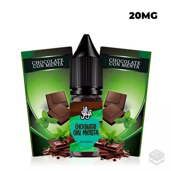 SALES DE NICOTINA CHOCOLATE CON MENTA LA YAYA SALT 10ML