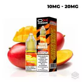 NICOTINE SALTS TRIPLE MANGO OXVA OX PASSION 10ML