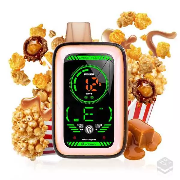 VAPER DESECHABLE MUSS CYBER FLEX CARAMEL POPCORN 2