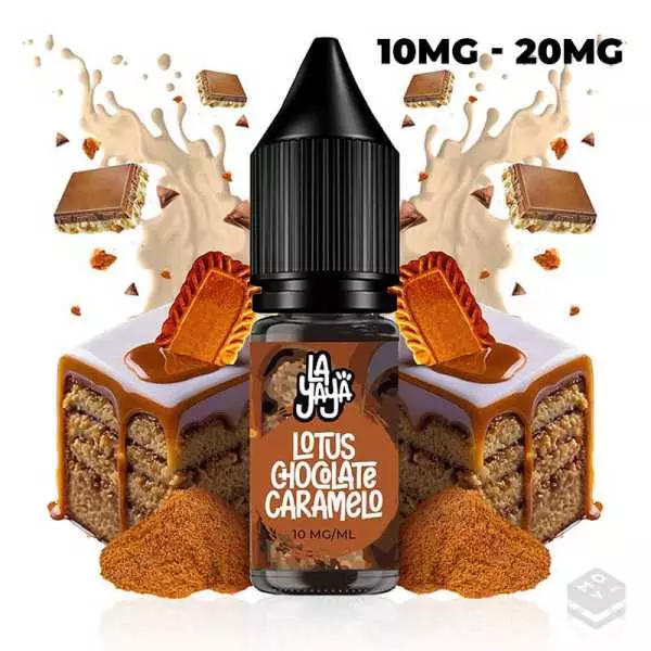 SALES DE NICOTINA LOTUS CHOCOLATE CARAMELO LA YAYA SALT 10ML 10MG 20MG