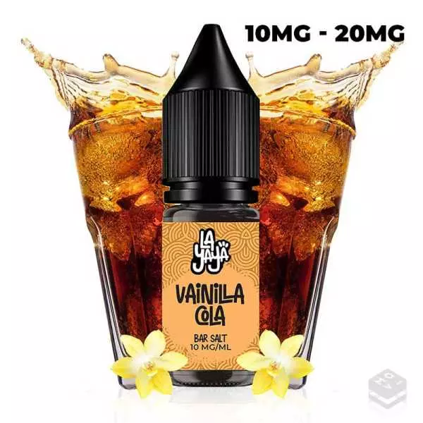 SALES DE NICOTINA VAINILLA COLA LA YAYA SALT 10ML 10MG 20MG