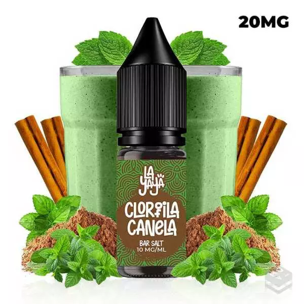 SALES DE NICOTINA CLOROFILA CANELA LA YAYA SALT 10ML 20MG