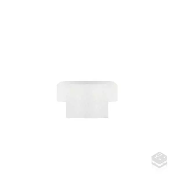 DRIP TIP 810 TRASPARENT ENGRAVED WHITE