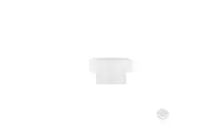 DRIP TIP 810 TRASPARENT ENGRAVED WHITE