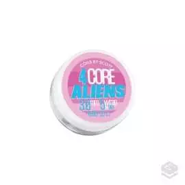 RESISTENCIAS 4-CORE ALIENS 0.08 OHM Ni90 - COILS BY SCOTT