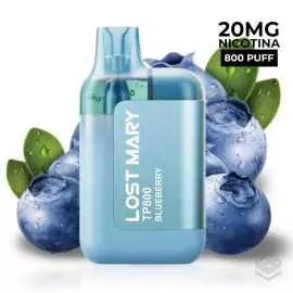 DISPOSABLE VAPE LOST MARY TP800 BLUEBERRY 20MG 2ML