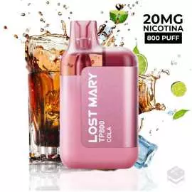 VAPER DESECHABLE LOST MARY TP800 COLA 20MG 2ML