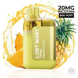 VAPER DESECHABLE LOST MARY TP800 PINEAPPLE ICE 20MG 2ML