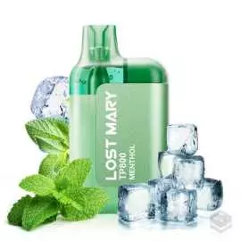 DISPOSABLE VAPE LOST MARY TP800 MENTHOL 20MG 2ML