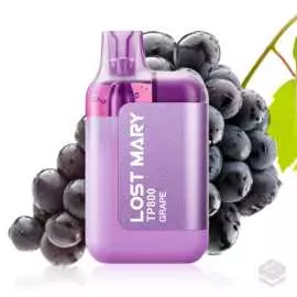 DISPOSABLE VAPE LOST MARY TP800 GRAPE 20MG 2ML
