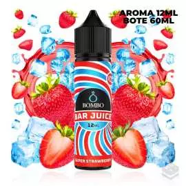 AROMA SUPER STRAWBERRY ICE BAR JUICE BY BOMBO 12ML LONGFILL